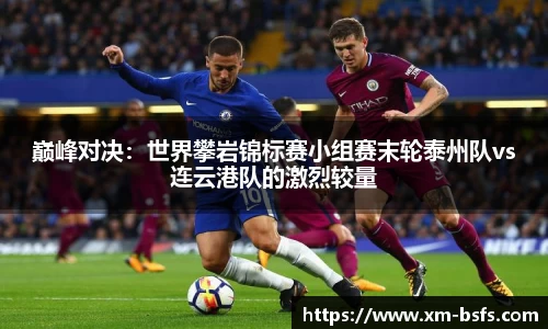 巅峰对决：世界攀岩锦标赛小组赛末轮泰州队vs连云港队的激烈较量